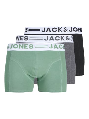 Jack & Jones 3er-Pack Trunks in Dark Ivy