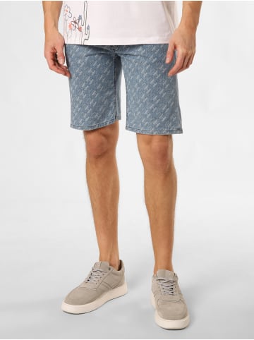 Finshley & Harding London Jeansshorts Adam in light stone