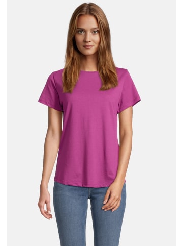 Salzhaut Rundhals T-Shirt für Damen in lila