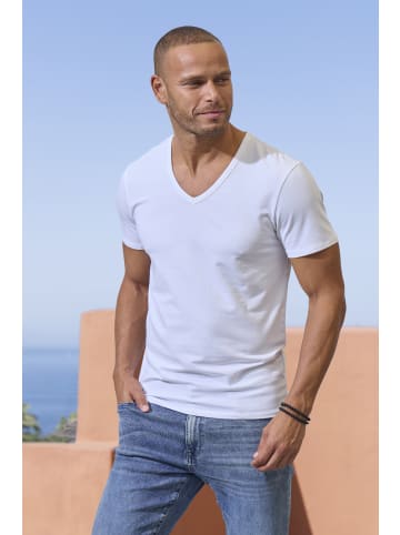 John Devin T-Shirt in weiß