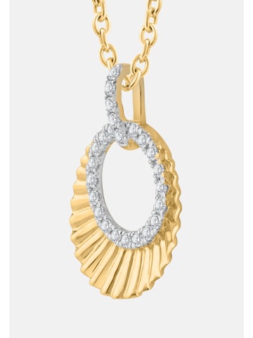 Diamant Exquis Halskette aus 375 Gelbgold mit Diamant