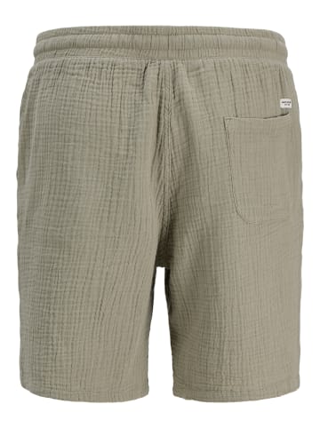 JACK & JONES Junior Seersucker Jogging-Shorts Jpstjaiden in seagrass