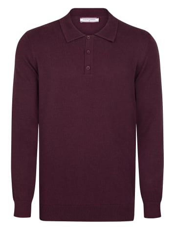 Felix Hardy Pullover in Schwarz-Bordeaux