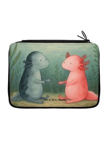 Mr. & Mrs. Panda Bleistiftetui Axolotl Liebe Design ohne Spruch in Weiß