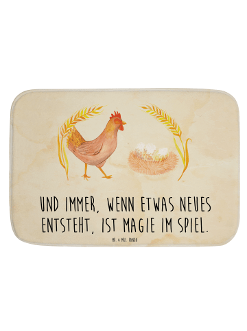 Mr. & Mrs. Panda Badvorleger Huhn Stolz mit Spruch in Vintage