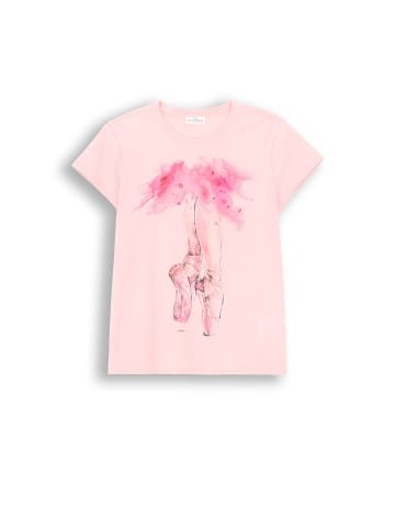 Coccodrillo T-Shirt mit kurzen Ärmeln in rosa
