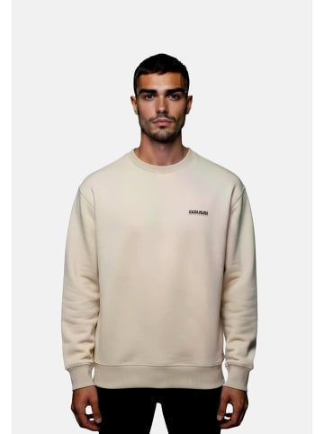 Napapijri Sweatshirt 'Small Box' in beige