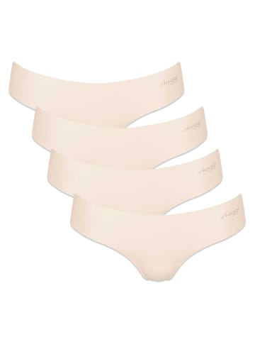 Sloggi String 4er Pack in Creme