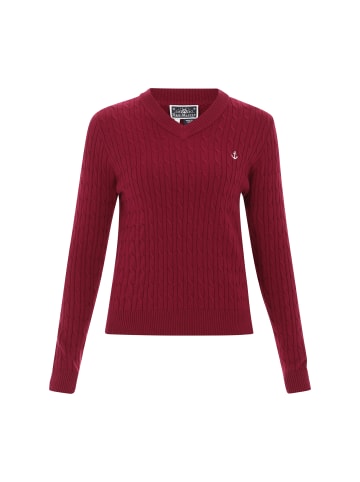DreiMaster Maritim Sweater in wine red