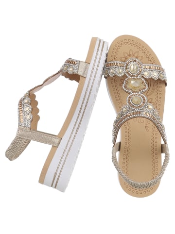 Ital-Design Sandale & Sandalette in Gold
