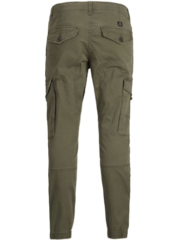 JACK & JONES Junior Cargohose JJIPAUL JJFLAKE AKM slim fit in olive night