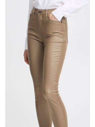 b. young BYKIKO SLIM JEANS Coated Slim fit in Walnut