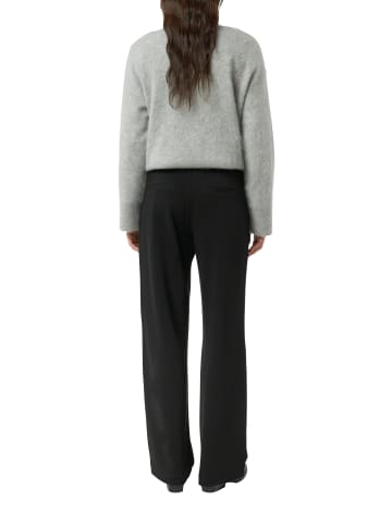 comma Stoffhose in schwarz