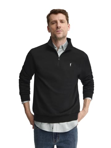 Polo Club Sweatshirt RIGBY GO SWEAT ZIPPER NECK VO in Schwarz