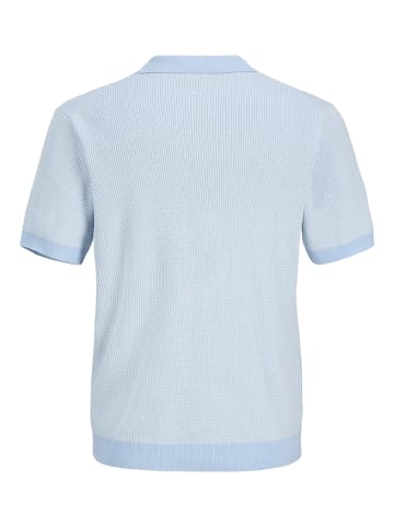 Jack & Jones Gestricktes Hemd in Chambray Blue