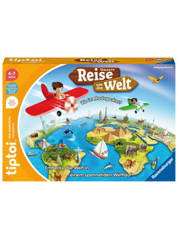 Ravensburger Brettspiel  tiptoi Spiel 00117 Unsere Reise um - Ab 4 Jahren