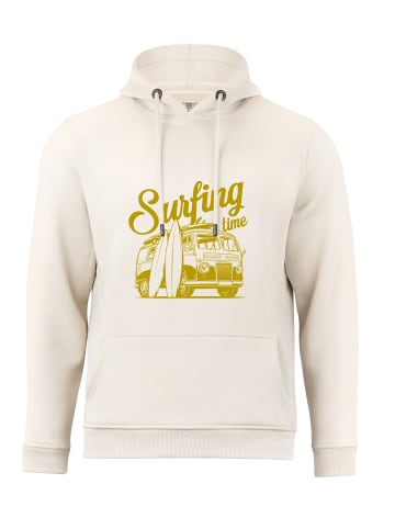 Cotton Prime® Kapuzensweatshirt Surf Time  - Urlaub & Meer in sand