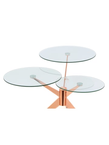 Kayoom Beistelltisch Triplet in rosé