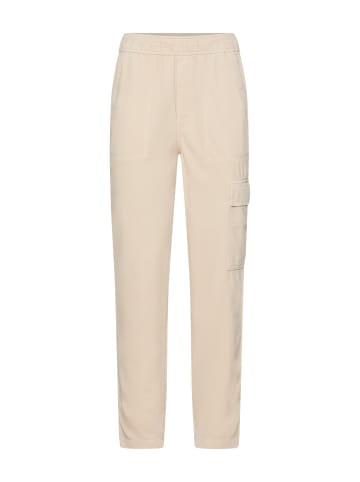 Camel Active Cargo-Hose aus reiner Baumwolle in Knochenweiß