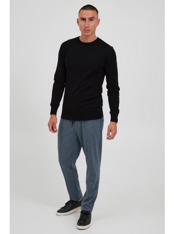 INDICODE Rundhalspullover IDBadan 35542MM Herren Feinstrickpullover in Schwarz