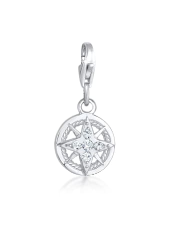 Nenalina Charm 925 Sterling Silber Kompass in Silber