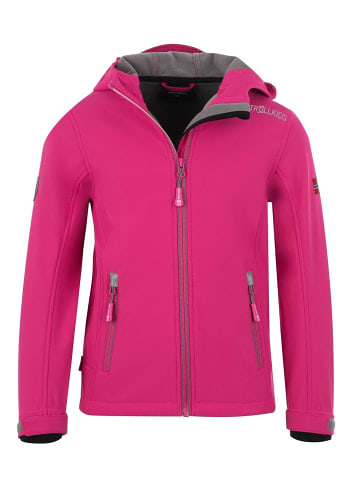 Trollkids Softshelljacke "Trollfjord" in Pink