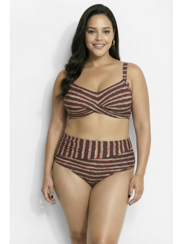 Ulla Popken Bikini in rotbraun