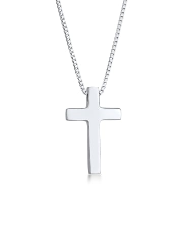 Elli Halskette 925 Sterling Silber Kreuz in Silber