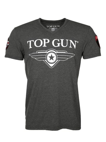 TOP GUN T-Shirt TG20191004 in anthracite