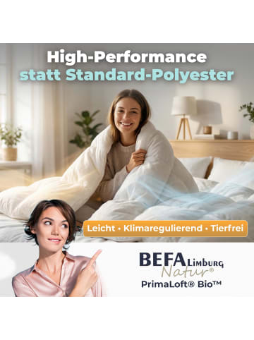PrimaLoft Bettdecke Sommer in Weiß