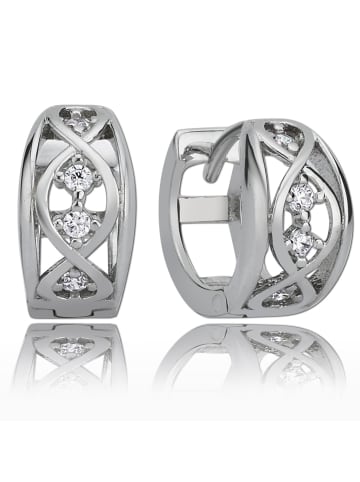 BALIA Silber 925 Damen Creolen Fantasie Ohrring ca. 1,3cm