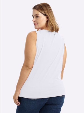 sheego Doppelpack Tops in schwarz-weiß