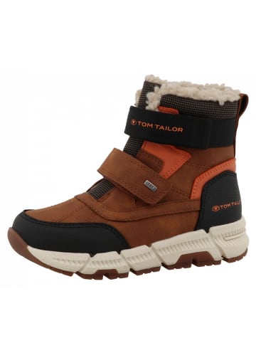Tom Tailor Klettstiefel in Braun