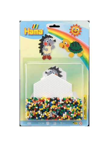 Hama Blister Schildkröte & Igel Midi-Bügelperlen in bunt