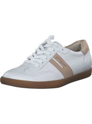 Paul Green Schnürschuhe in white/sabbia