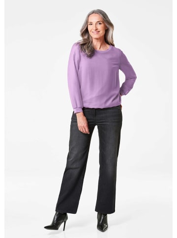 GOLDNER Schlupfbluse Schlupfbluse in flieder