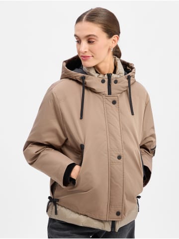 AMBER & JUNE Jacke in taupe