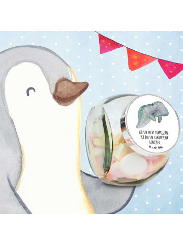 Mr. & Mrs. Panda Frischhaltedose Seekuh Chillen mit Spruch in Weiß