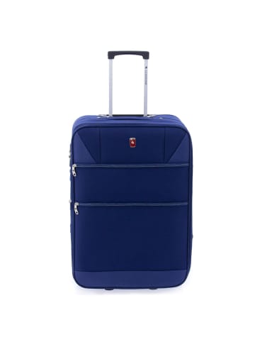 Gladiator 2100 2 Rollen Trolley 61 cm mit Dehnfalte blue