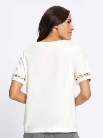 WITT WEIDEN Kurzarm-Shirt in ecru