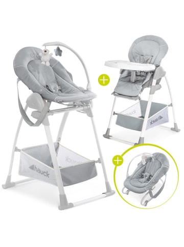 Hauck Sitn Relax 3in1 - Hochstuhl ab der Geburt, Babyliege in grau,weiss