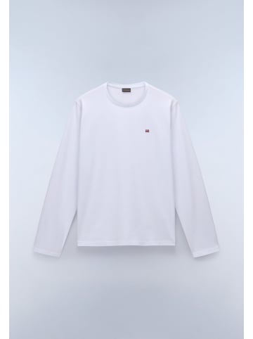 Napapijri Longsleeve "Salis Ls 1" in Weiß