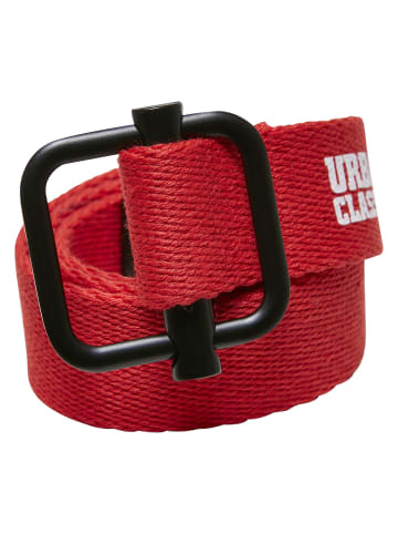 Urban Classics Belts in black/red