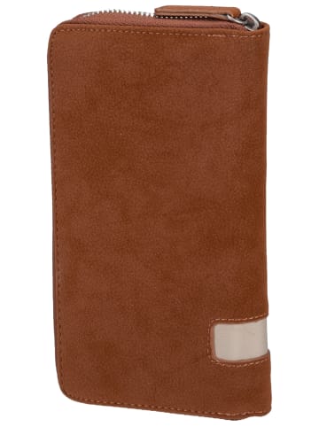 Zwei Geldbörse Mademoiselle M.Wallet MW2 in Nubuk-Cognac
