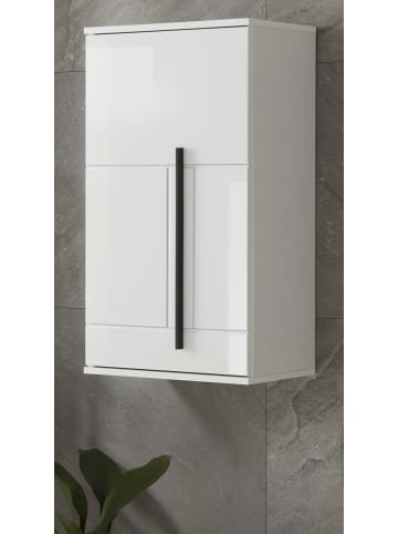 Furn.Design Hängeschrank weiß Hochglanz, Badschrank hängend, 45 x 85 cm