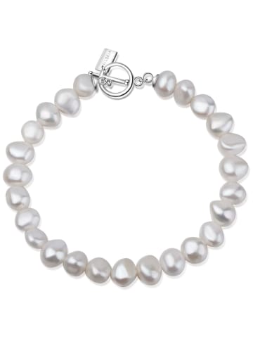 Ailoria MENOA Armband Silber/weiße Perle in weiß