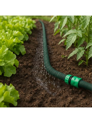 relaxdays Tropfschlauch in Grün - 10 m