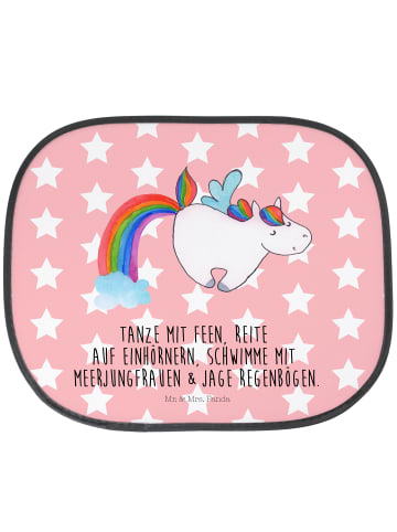Mr. & Mrs. Panda sonnenschutz Einhorn Fliegendes Pferd mit Spruch in Rot Pastell