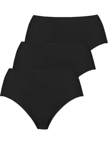 Nina von C. 3er Pack Hüftslip in schwarz