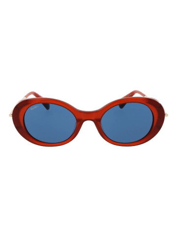 Max Mara Frauen Sonnenbrille Oval Rot